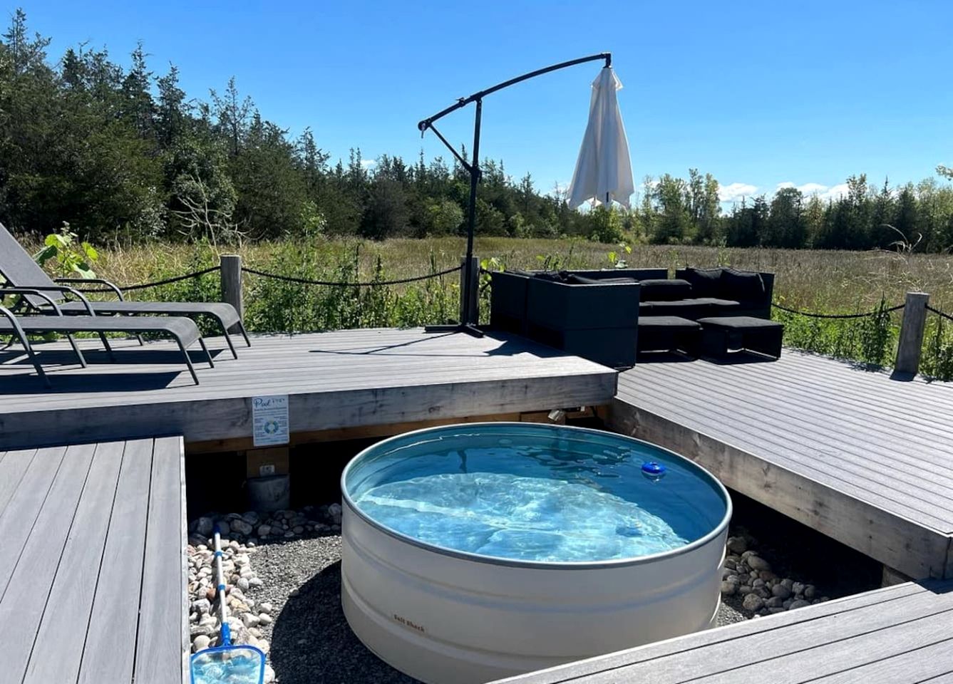 Charming Shipping Container Retreat with Barn Lounge near Sandbanks in Prince Edward County, Ontario