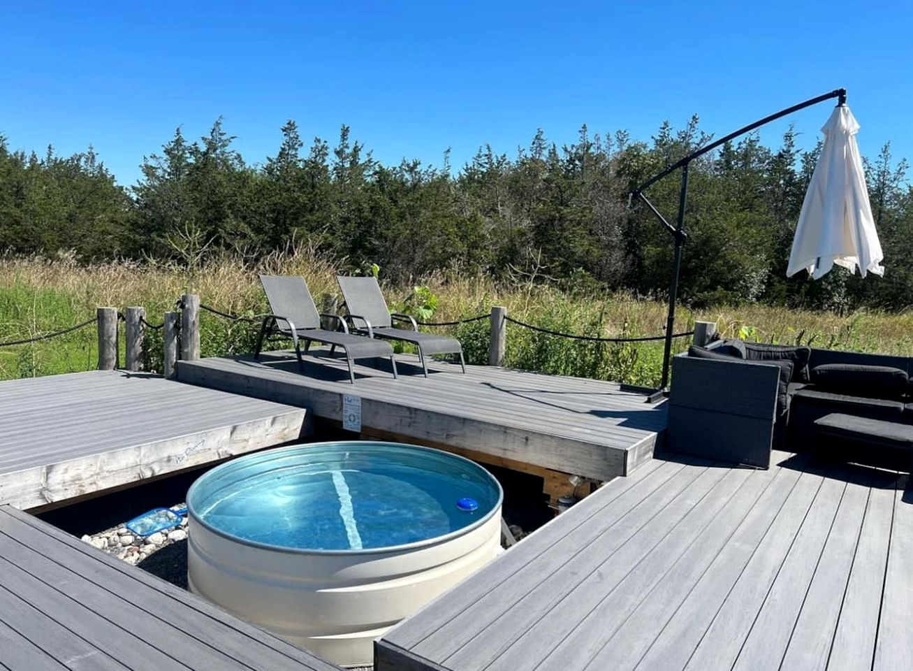 Charming Shipping Container Retreat with Barn Lounge near Sandbanks in Prince Edward County, Ontario