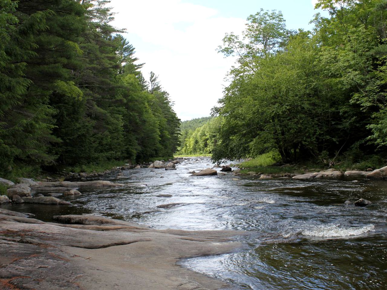 Family-Friendly Cabin on Trout Brook near Gore Mountain Ski Resort in Bakers Mills, New York