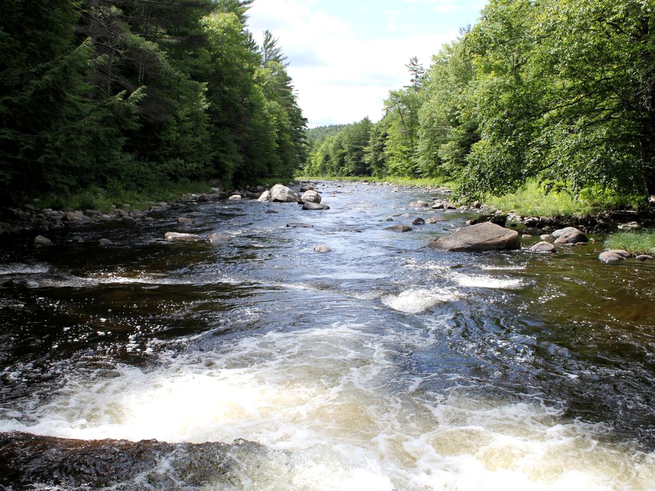 Family-Friendly Cabin on Trout Brook near Gore Mountain Ski Resort in Bakers Mills, New York