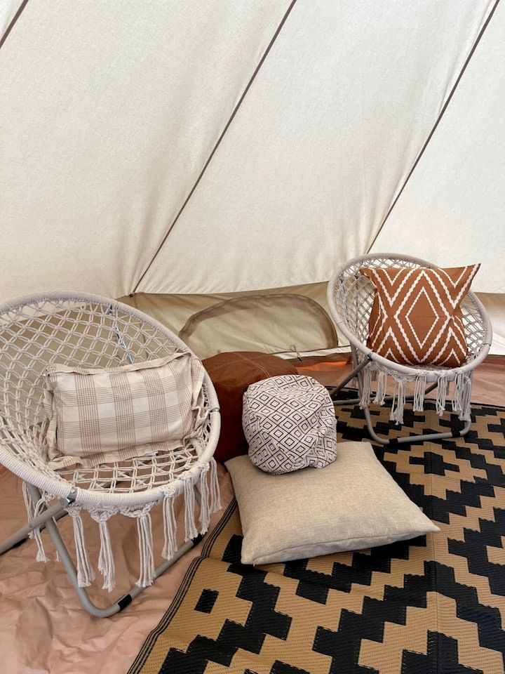 Boho Bell Tent Glamping in Swan Valley, Idaho near Jackson Hole