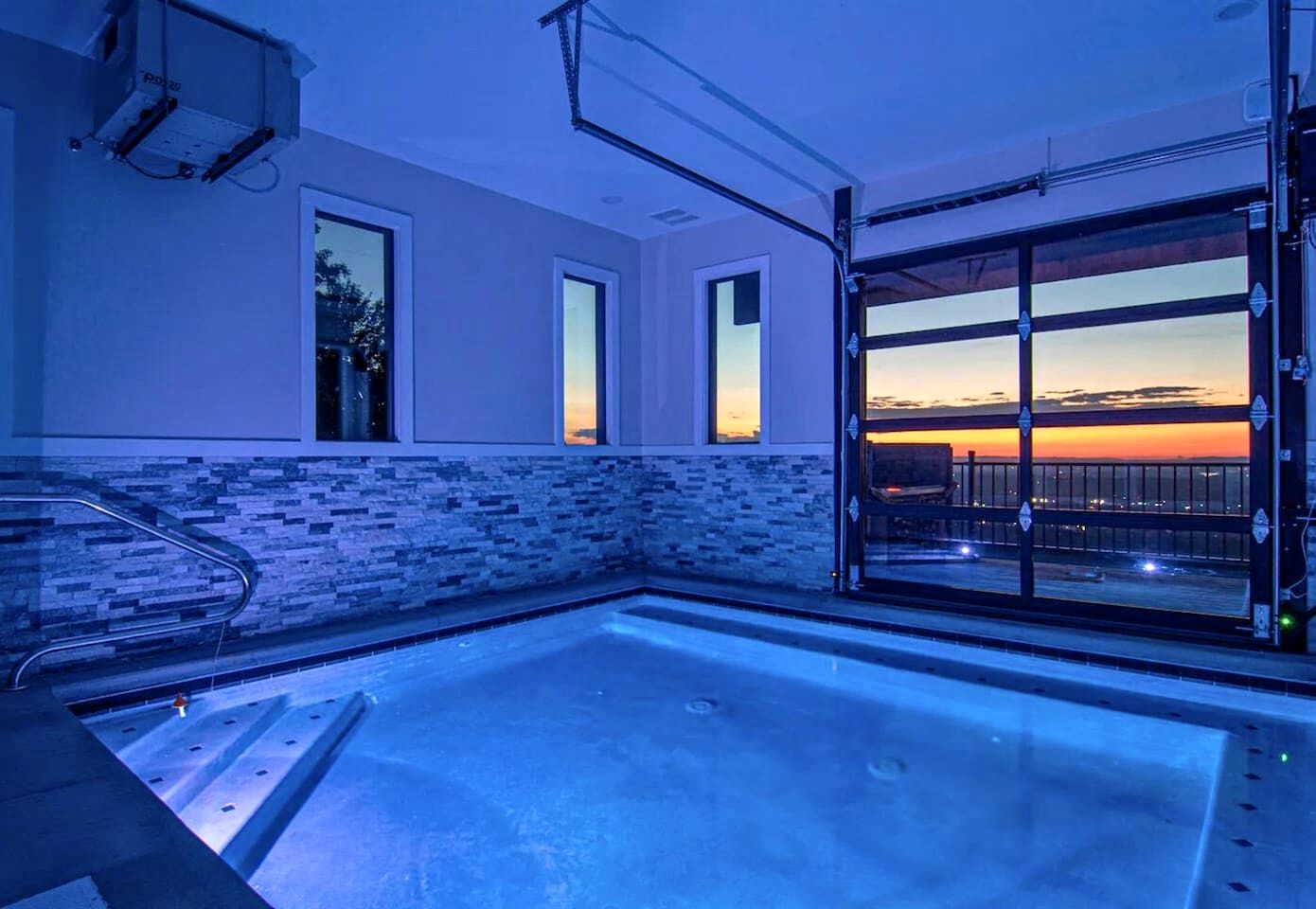 Luxurious Mountain Retreat with Heated Indoor Pool near Gatlinburg in Sevierville, Tennessee