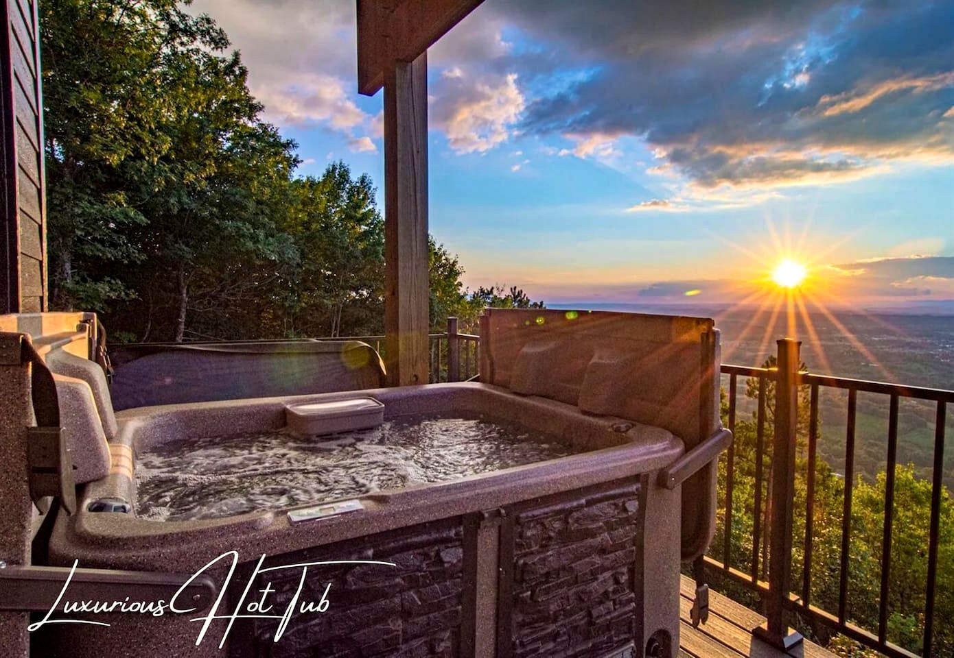 Luxurious Mountain Retreat with Heated Indoor Pool near Gatlinburg in Sevierville, Tennessee