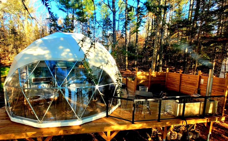 Spectacular Dome with Impressive Outdoor Deck in New Brunswick