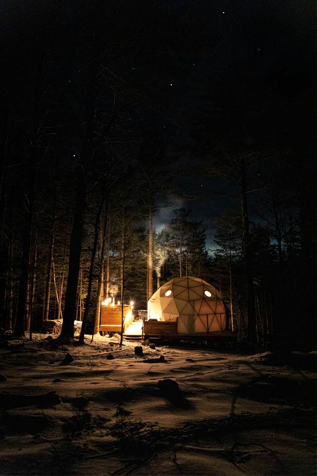 Spectacular Dome with Impressive Outdoor Deck in New Brunswick