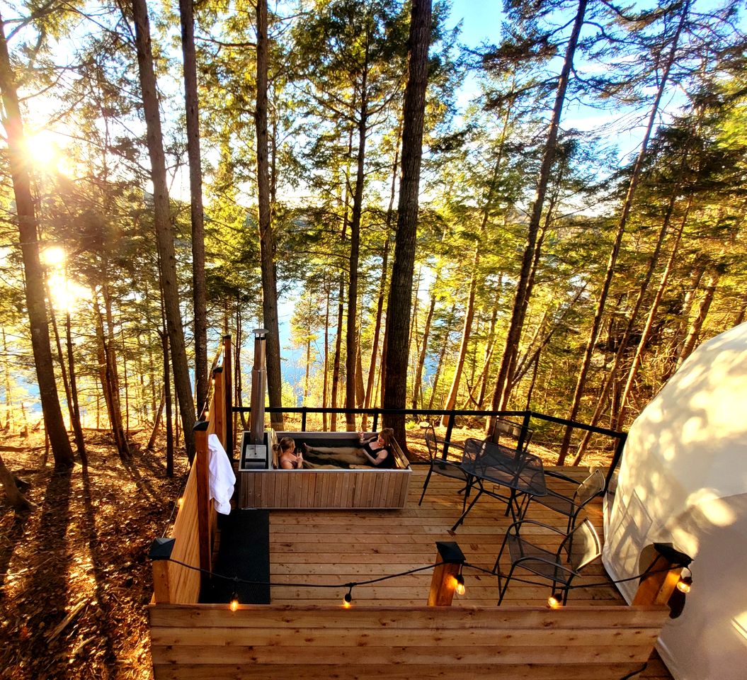 Spectacular Dome with Impressive Outdoor Deck in New Brunswick