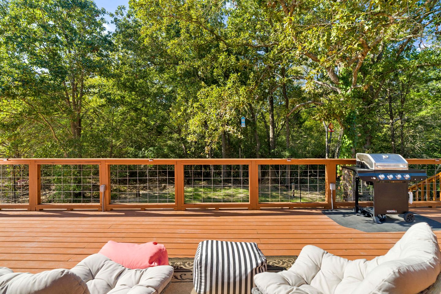 Spectacular Two Domes and Lofted Cabin Union with Breathtaking Deck and Indoors in Elgin, Texas