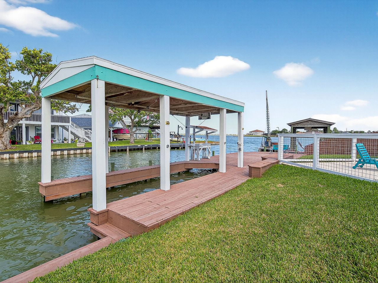 Luxurious Waterfront Home with Pool, Cabana & Boat Slip near Fishing in Rockport, Texas