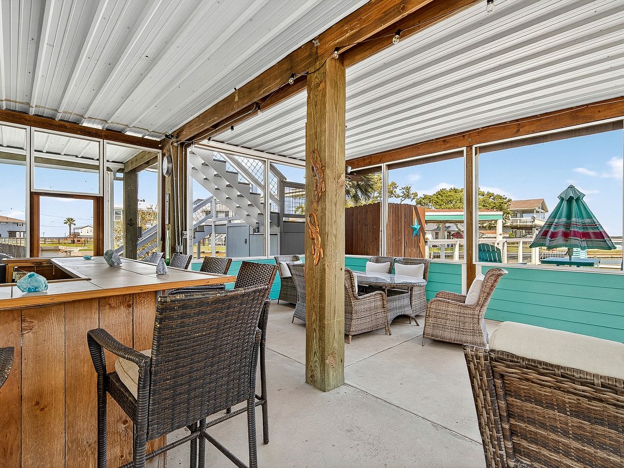 Luxurious Waterfront Home with Pool, Cabana & Boat Slip near Fishing in Rockport, Texas