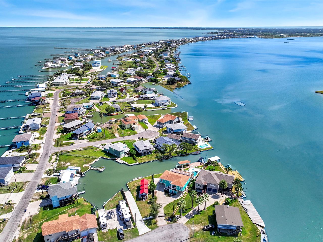 Luxurious Waterfront Home with Pool, Cabana & Boat Slip near Fishing in Rockport, Texas