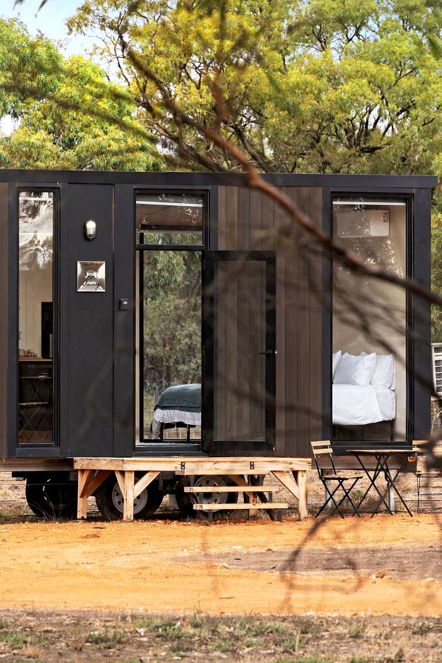 Tranquil Tiny House with Native Bush Forest Retreat near Bendigo, Wycheproof VIC