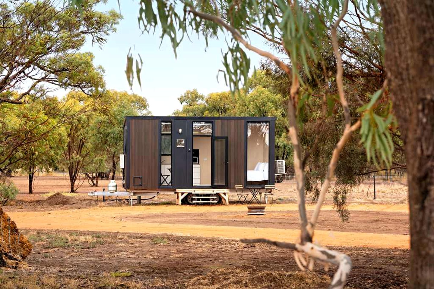Tranquil Tiny House with Native Bush Forest Retreat near Bendigo, Wycheproof VIC