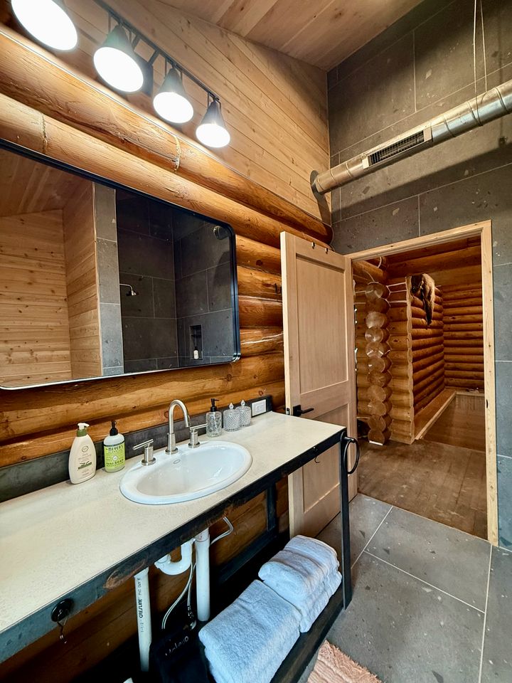 Rustic Mountain Cabin Retreat with Wrap-Around Porch & Scenic Views Near Livingston, Montana