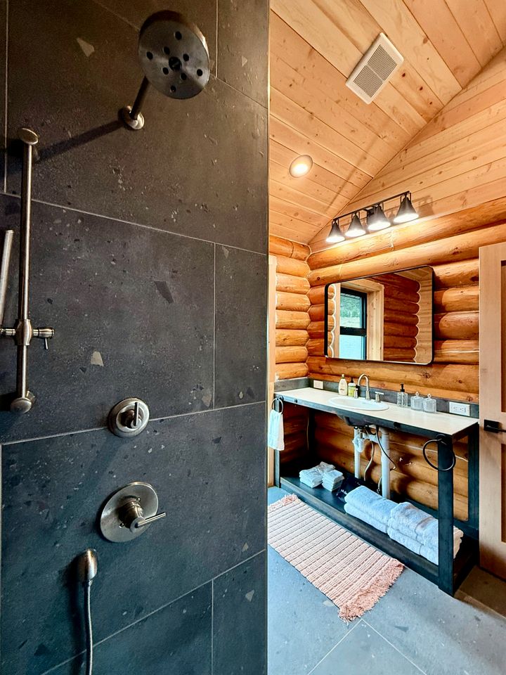 Rustic Mountain Cabin Retreat with Wrap-Around Porch & Scenic Views Near Livingston, Montana