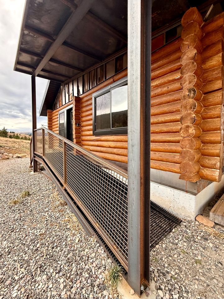 Rustic Mountain Cabin Retreat with Wrap-Around Porch & Scenic Views Near Livingston, Montana