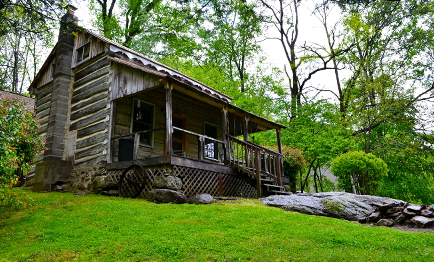 Log Cabin near Charlottesville, Virginia