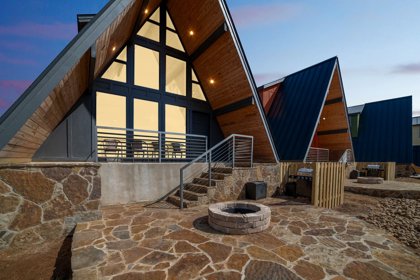 Three Stylish A-Frames Perfect for a Group Escape in Texas