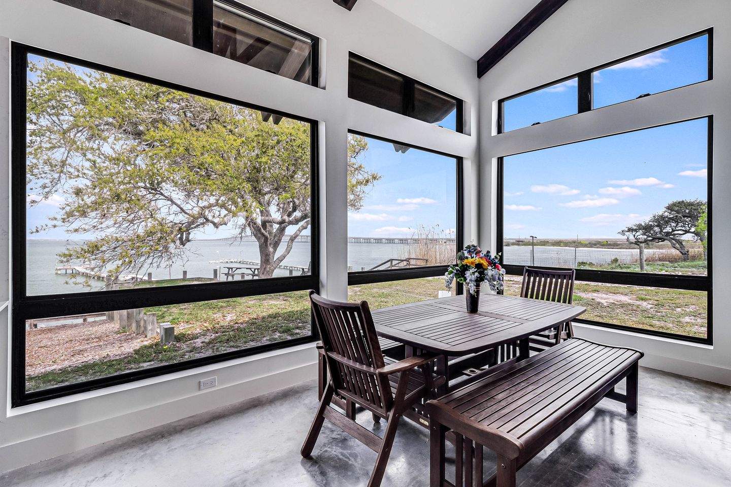 Stylish Waterfront Vacation Rental with Boat Dock and Golf Course in Rockport, Texas