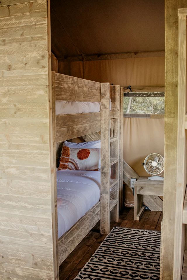 Incredible Safari Tent Perfect for Family Getaways in Erwin, Tennessee