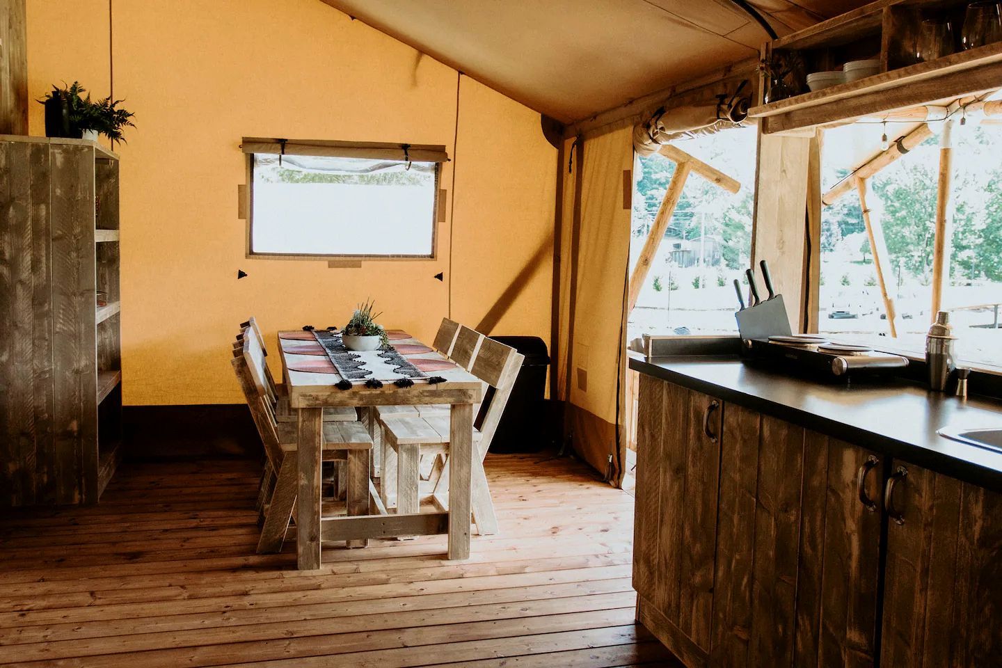 Incredible Safari Tent Perfect for Family Getaways in Erwin, Tennessee