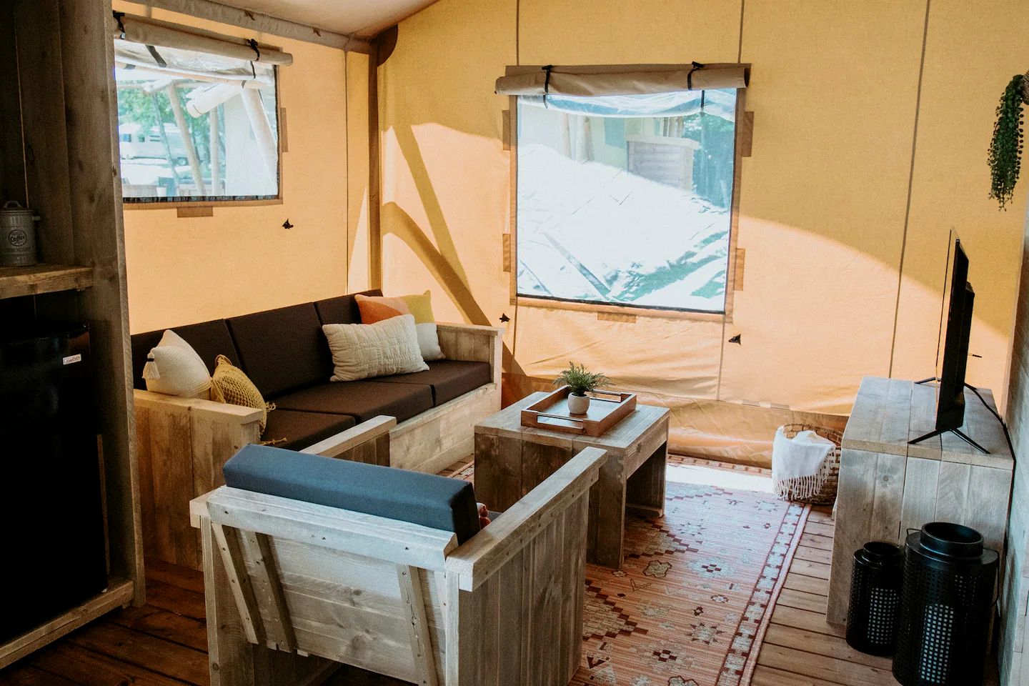 Incredible Safari Tent Perfect for Family Getaways in Erwin, Tennessee