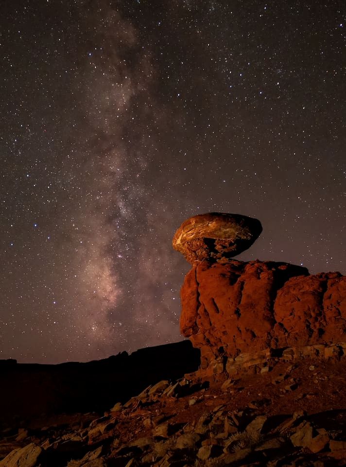 Beautiful Cave by the Colorado River with Stunning Canyon Views for a Unique Adventure in Moab, Utah