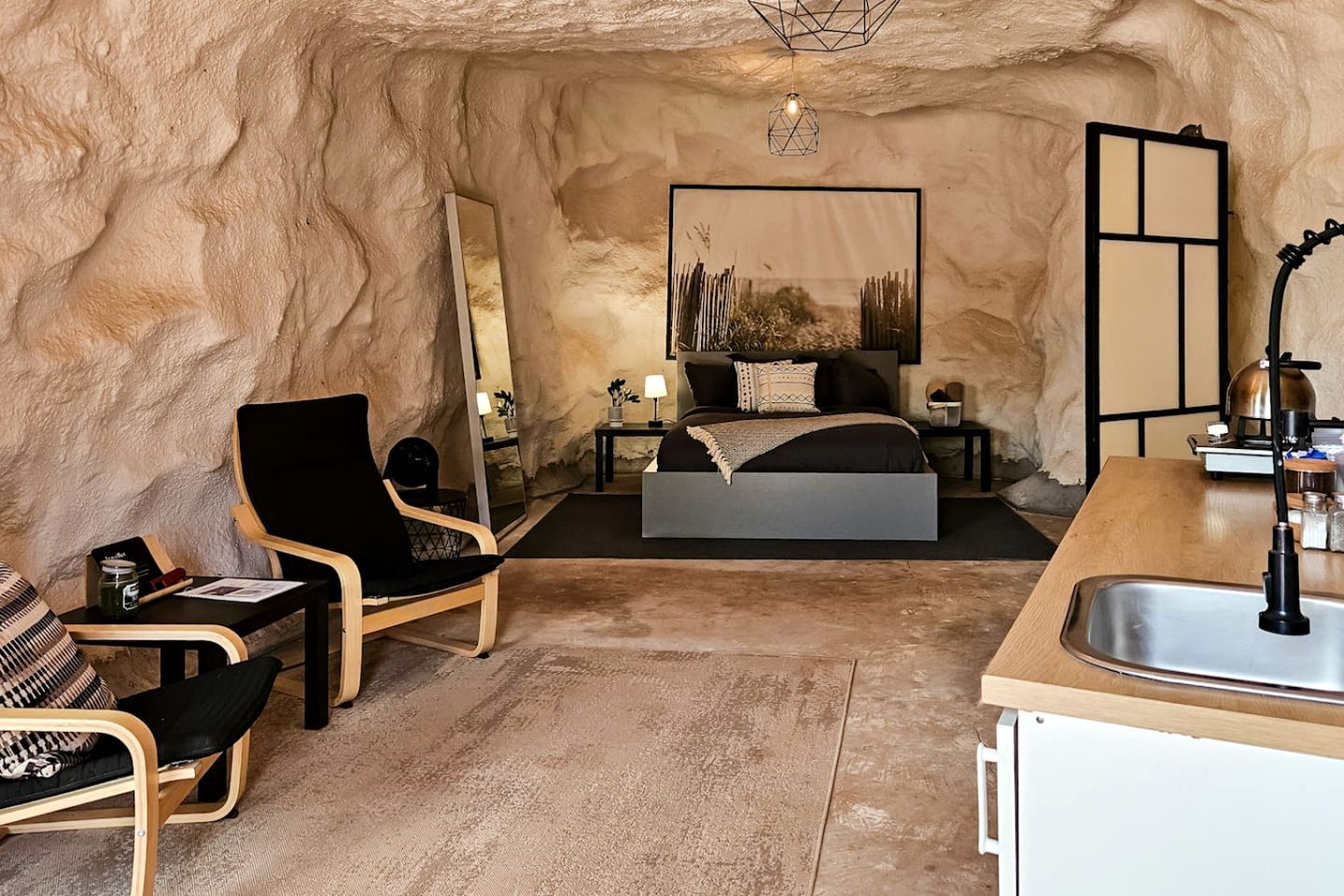 Beautiful Cave by the Colorado River with Stunning Canyon Views for a Unique Adventure in Moab, Utah