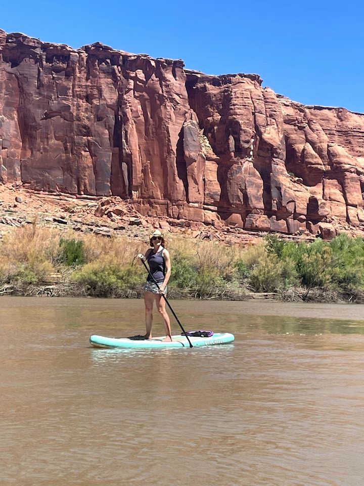 Beautiful Cave by the Colorado River with Stunning Canyon Views for a Unique Adventure in Moab, Utah