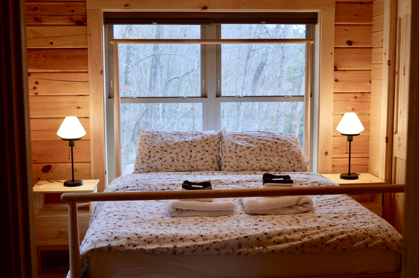 Luxury Log Cabin with Mountain and Forest Views near Asheville, North Carolina