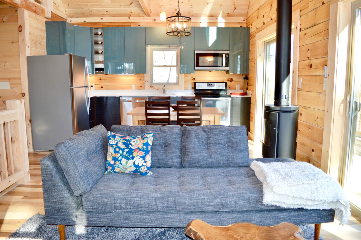 Luxury Log Cabin with Mountain and Forest Views near Asheville, North Carolina