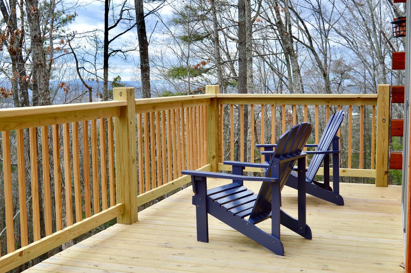 Luxury Log Cabin with Mountain and Forest Views near Asheville, North Carolina