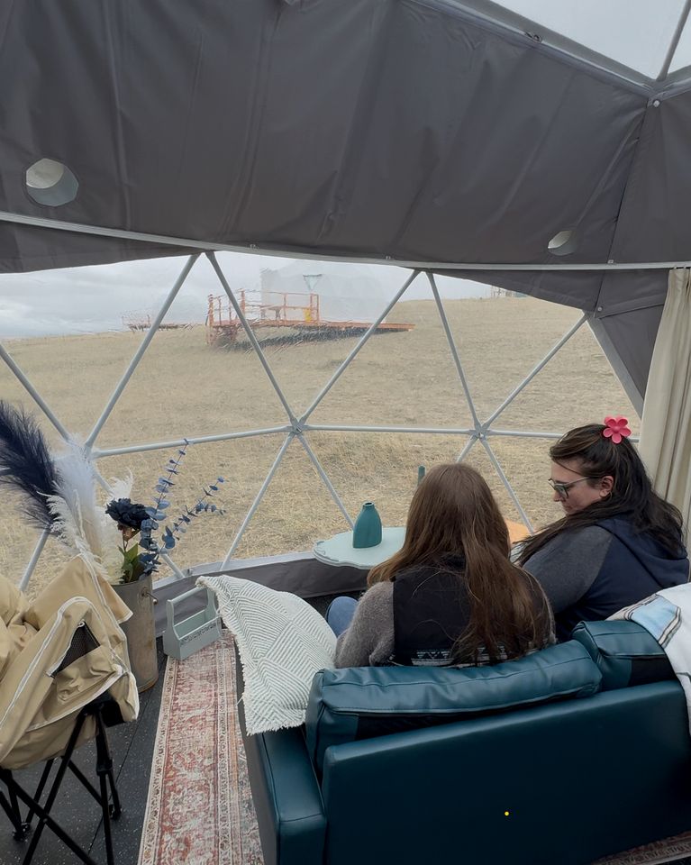 Peaceful Dome on the Plains of Alberta, Perfect for a Serene Weekend to Reconnect with Nature