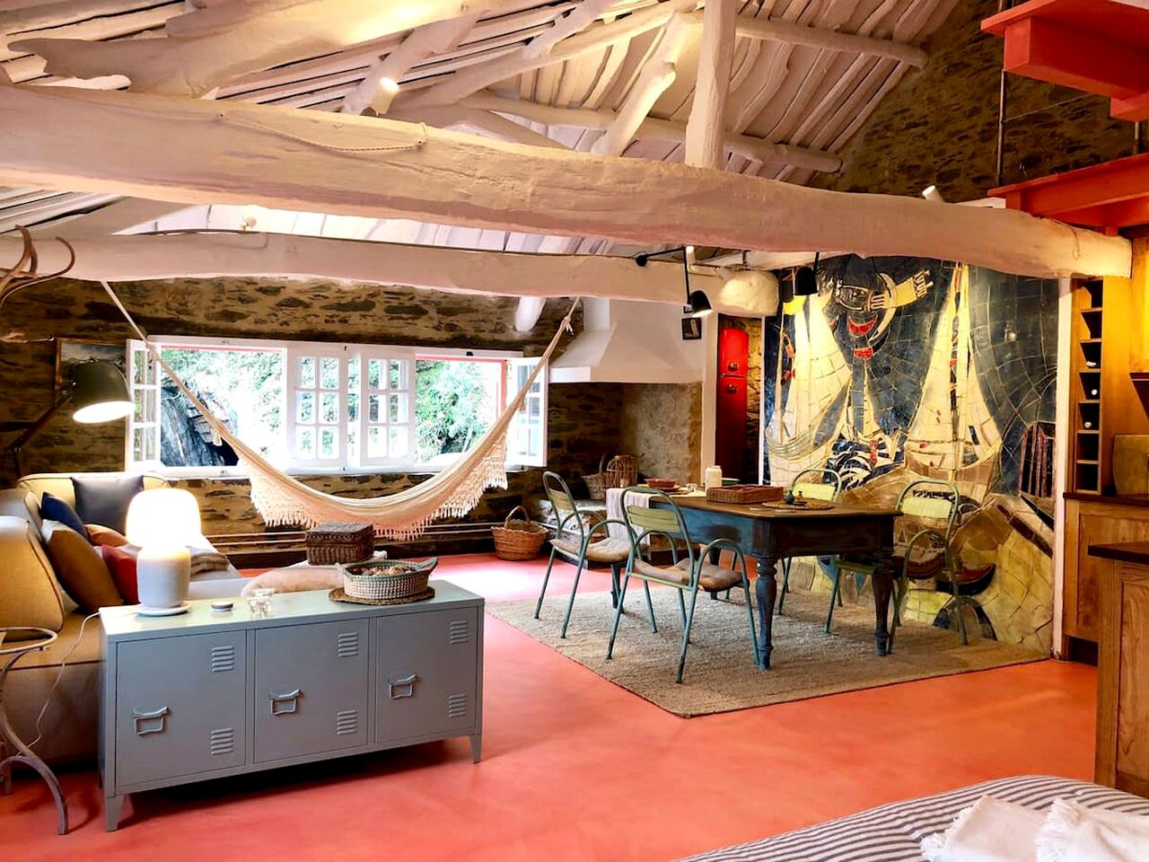 Beachfront House with Private Beach Entrance, Garden and Beautiful Views in Lugo, Galicia