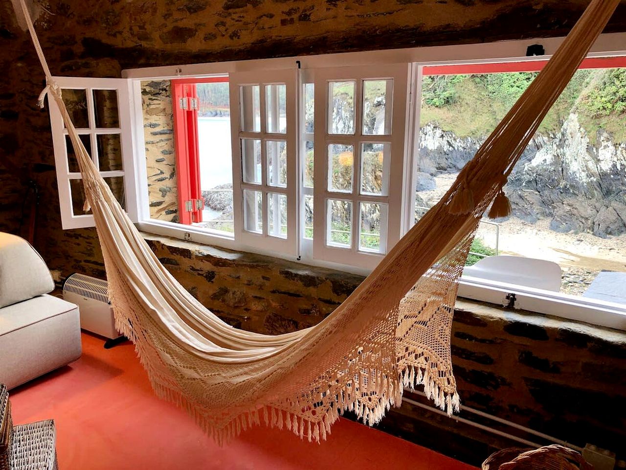 Beachfront House with Private Beach Entrance, Garden and Beautiful Views in Lugo, Galicia