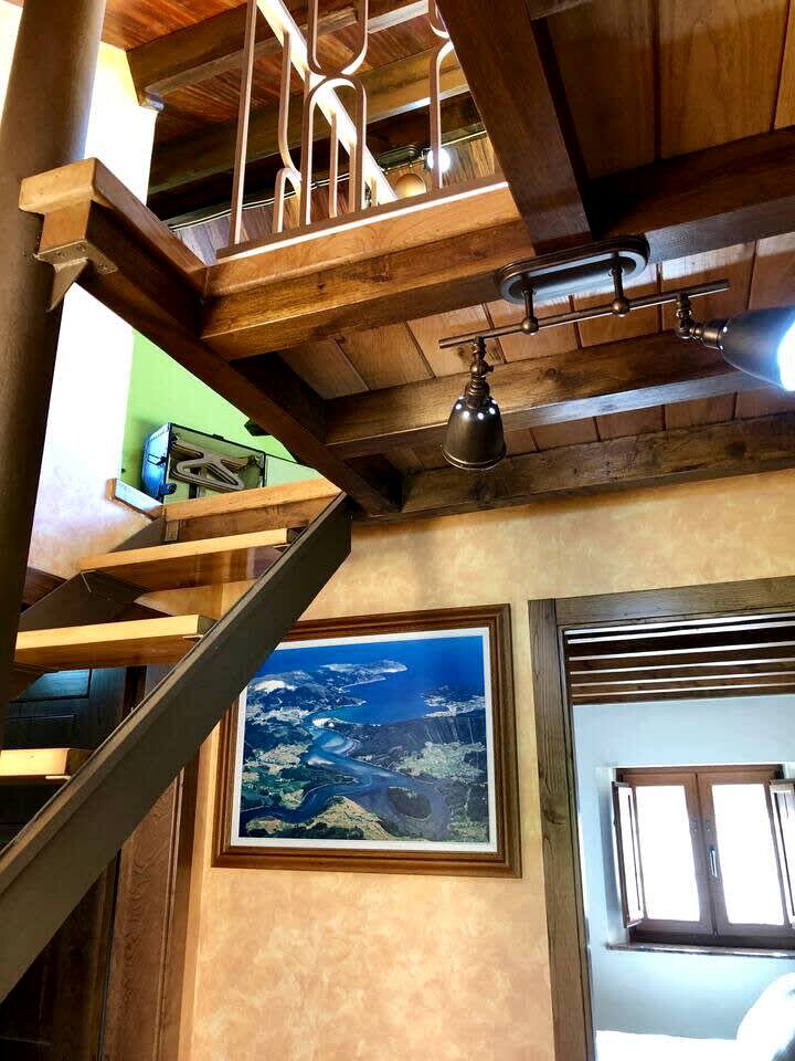 Rustic Vacation Rental with Beautiful Landscape, Garden and Barbecue in Viveiro, Galicia