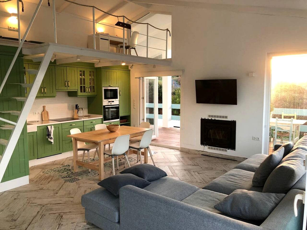 Stunning Cabin Loft with Impressive Outdoor Space and Beach Views in Ortigueira, Galicia