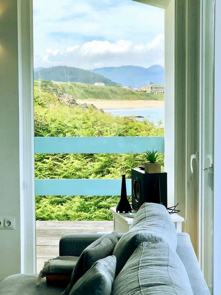 Stunning Cabin Loft with Impressive Outdoor Space and Beach Views in Ortigueira, Galicia