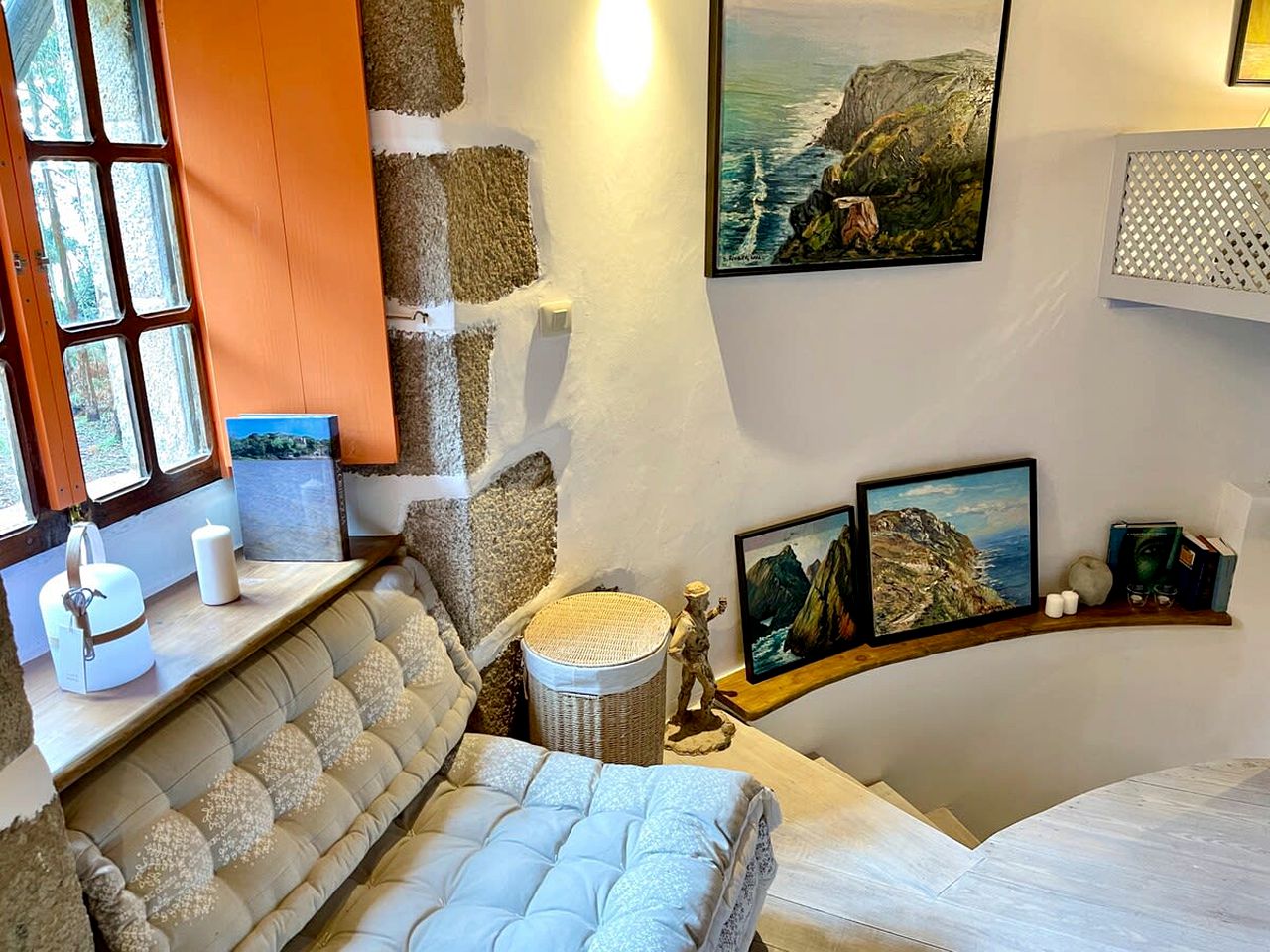 Unique Intimate Glamping Experience in a Windmill Perfect for a Couple Getaway in O Barqueiro, Galicia