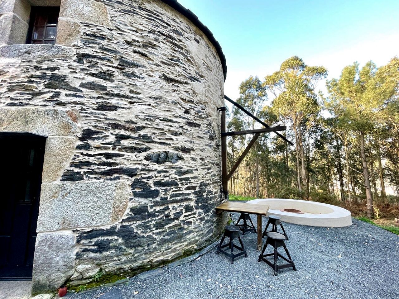 Unique Intimate Glamping Experience in a Windmill Perfect for a Couple Getaway in O Barqueiro, Galicia