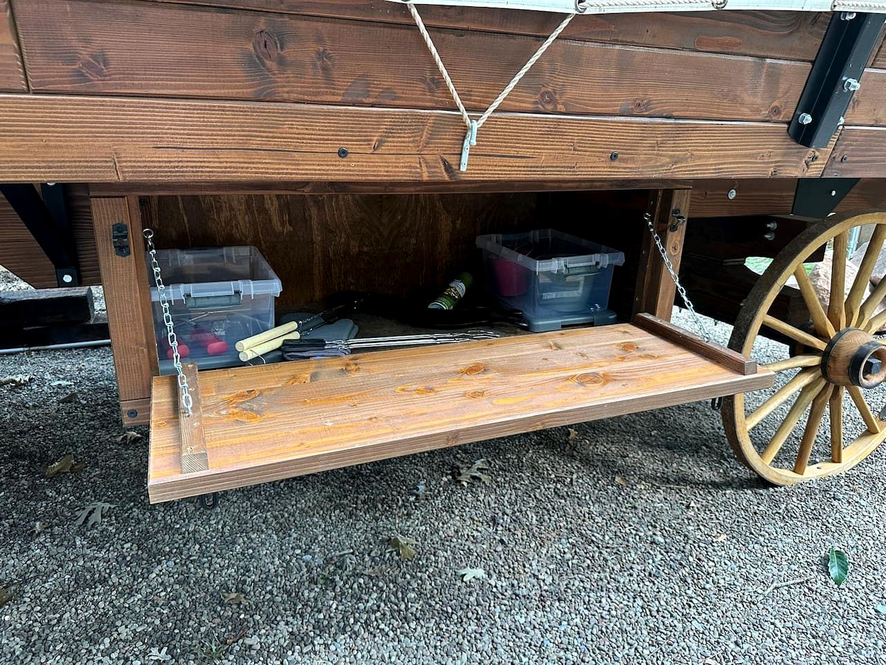 Elegant, Vintage Conestoga Covered Wagon Getaway in Denver, Pennsylvania