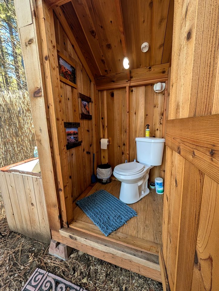 Convertible A-Frame Cabin with Epic Deck Views & Outdoor Shower in Mount Carmel, Utah