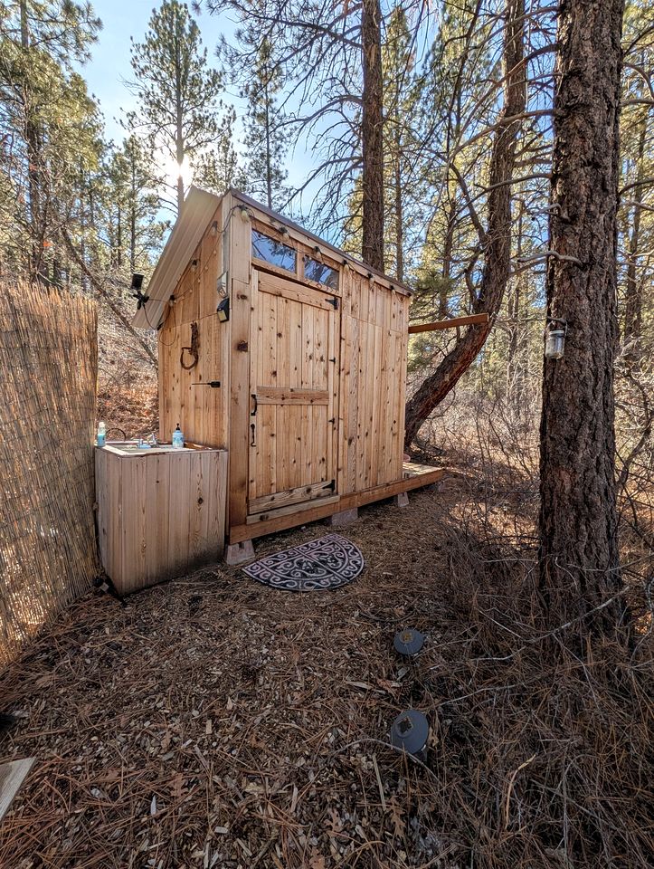 Convertible A-Frame Cabin with Epic Deck Views & Outdoor Shower in Mount Carmel, Utah