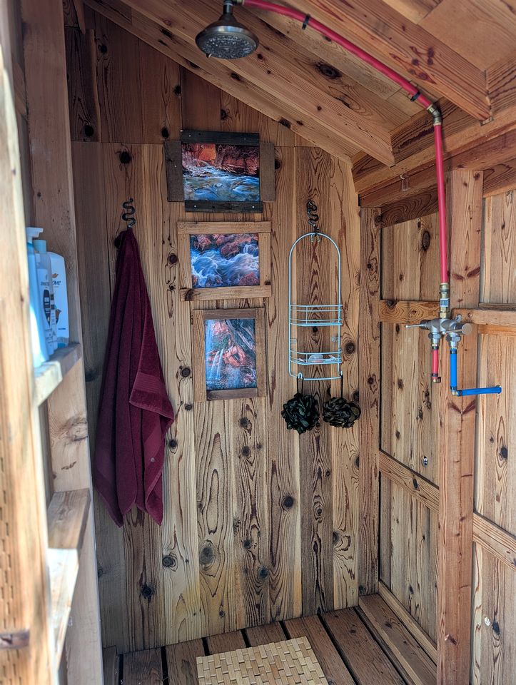 Convertible A-Frame Cabin with Epic Deck Views & Outdoor Shower in Mount Carmel, Utah