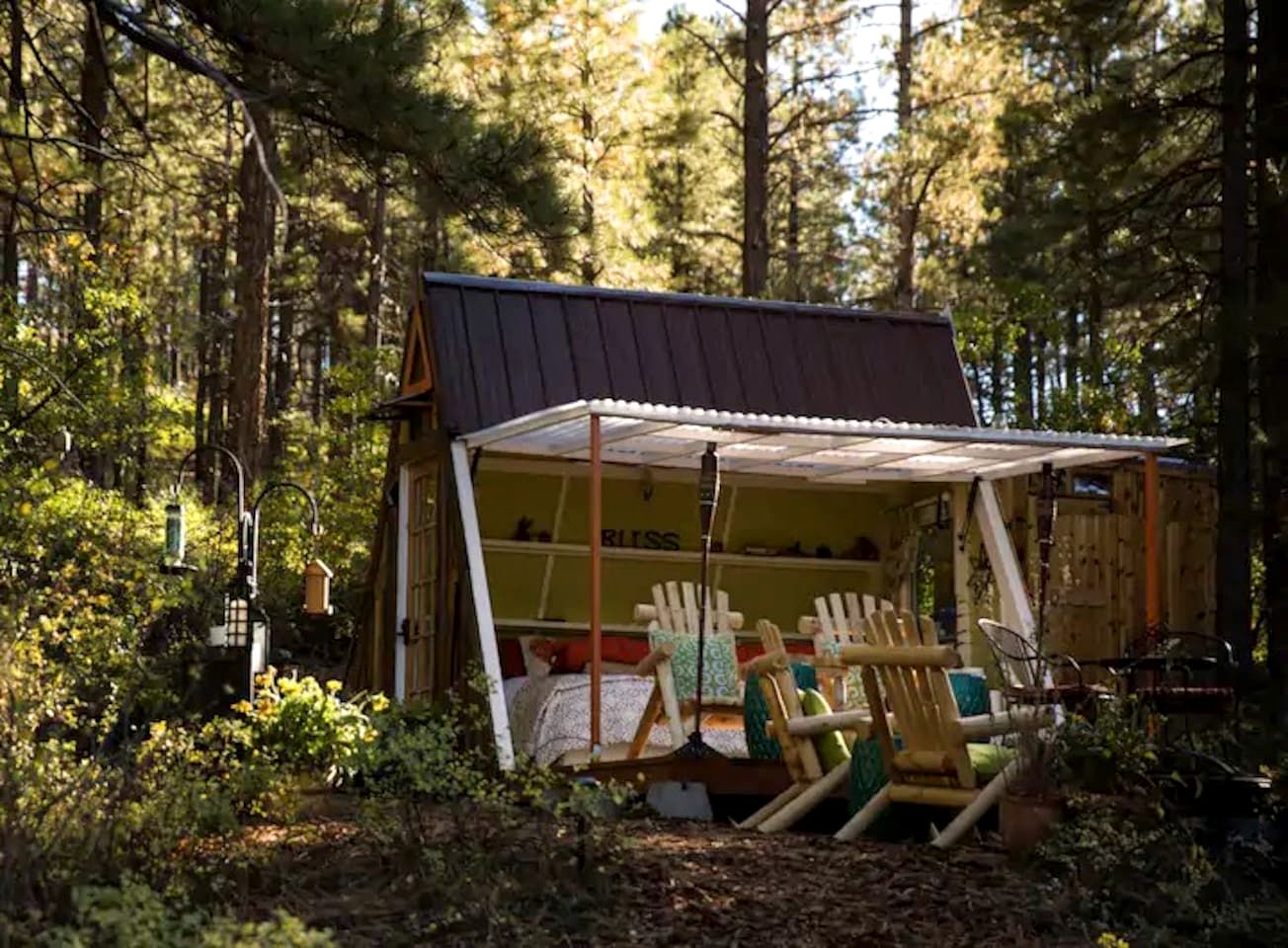 Convertible A-Frame Cabin with Epic Deck Views & Outdoor Shower in Mount Carmel, Utah