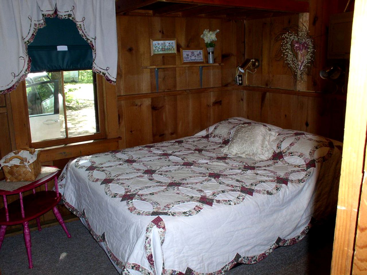 Cozy Cottage Rental with Lovely Beach Views on Halfmoon Lake, New Hampshire