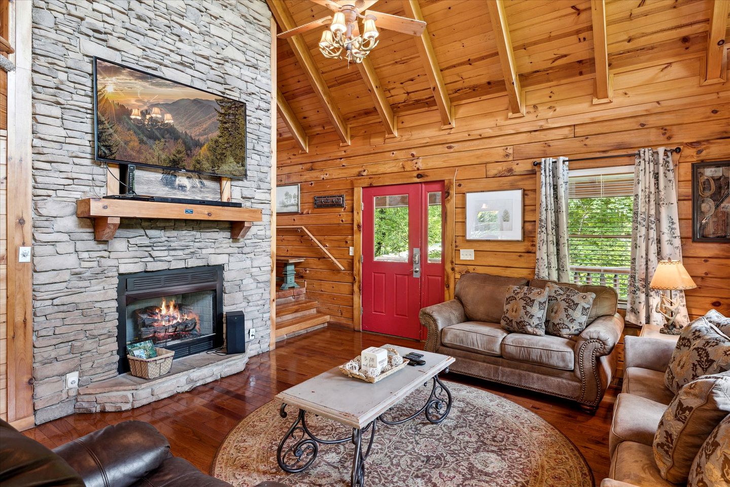 Family Glamping Getaway in the Great Smoky Mountains in this Wonderful Cabin Rental in Pigeon Forge