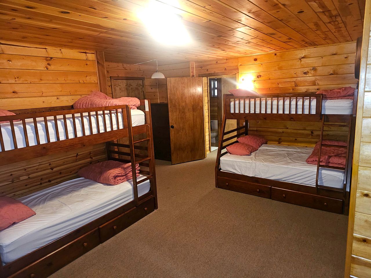 Peaceful Mountain Cabin with Private Lake and Game Room Near Long Barn, California