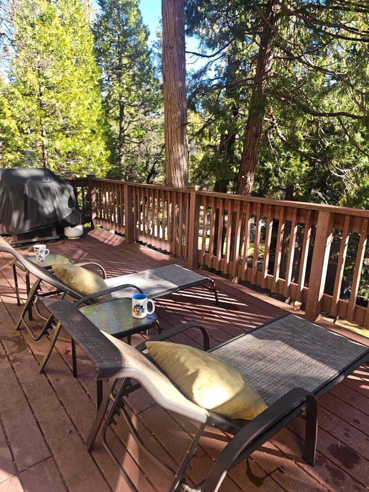 Peaceful Mountain Cabin with Private Lake and Game Room Near Long Barn, California