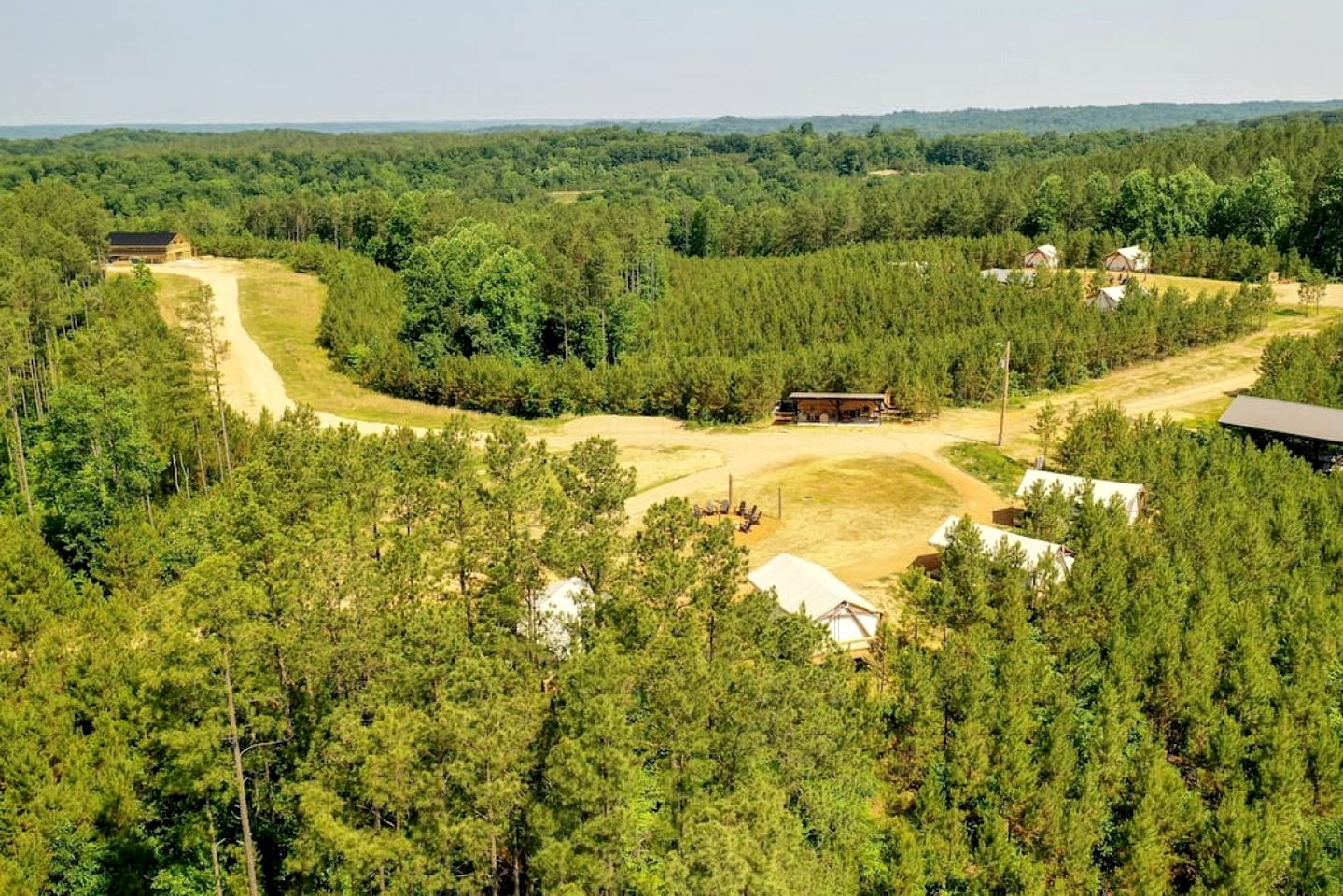 Fully Furnished Safari Tent with Sauna and Hiking Trails in Kentucky
