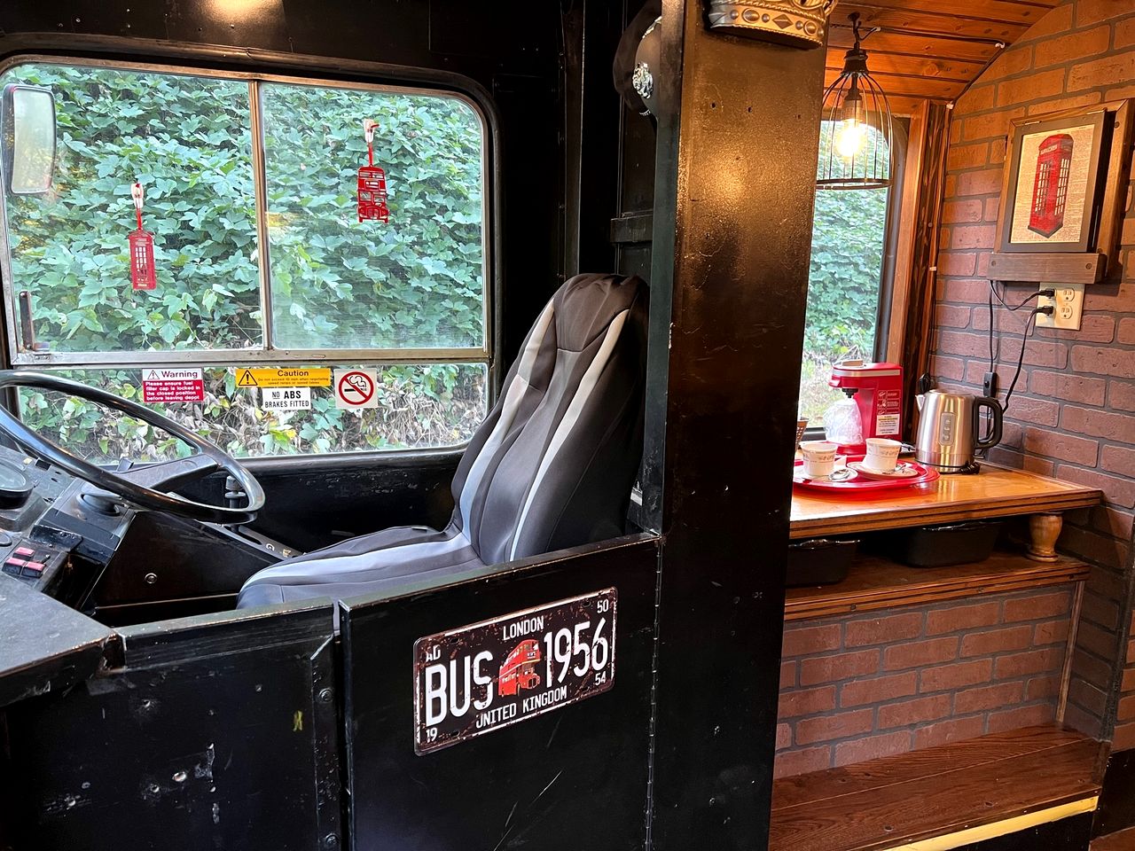 Feel Like Royalty in this Luxurious London Bus near Bryson City, North Carolina